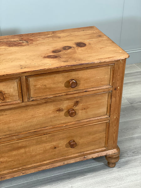 19th Century Pine Chest Of Drawers