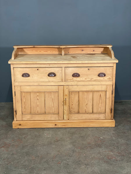 Antique Pine Sideboard Server