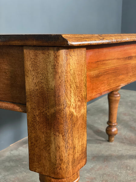 19th Century Satin Birch Scottish Console Table