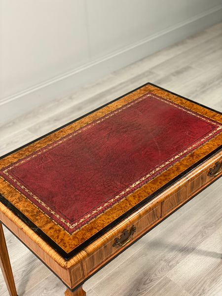 19th Century Burr Walnut Writing Desk