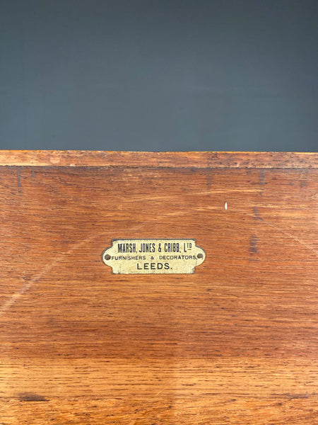 Small Arts And Crafts Honey Oak Dresser By Marsh Jones & Cribb
