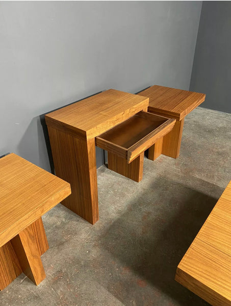 Minimalist Teak Veneer Designer Living Room Furniture By Simpsons Of Colne