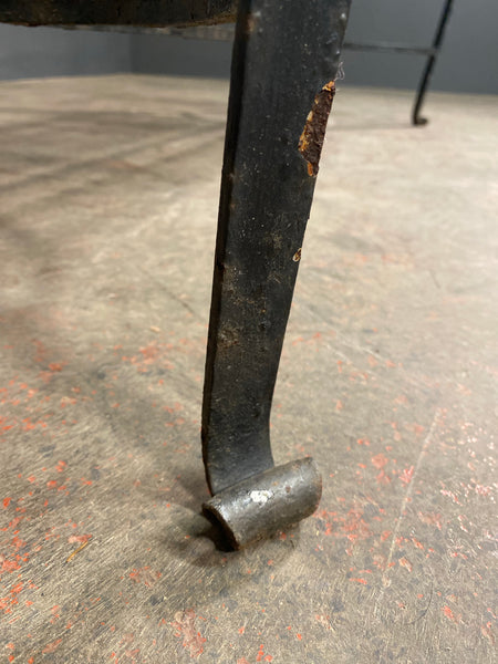 Mid 20th Century Wrought Iron Garden Bench