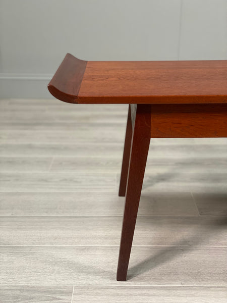 Mid 20th Century Curved Teak Coffee Table