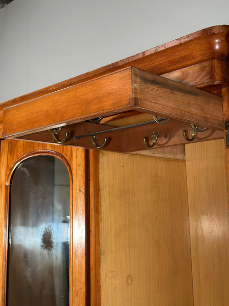 19th Century Fitted Pine Wardrobe