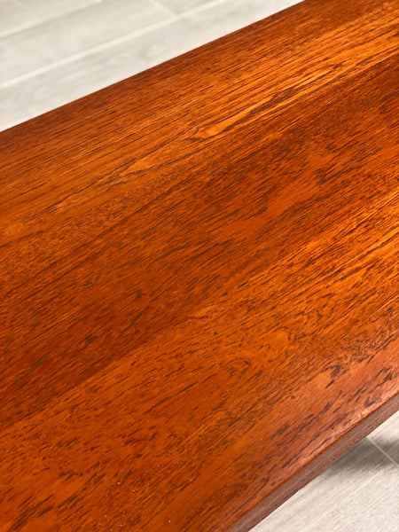 Mid 20th Century Curved Teak Coffee Table
