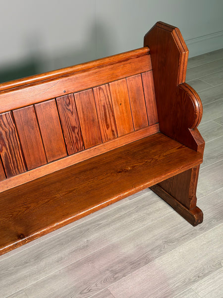 Antique Church Pew