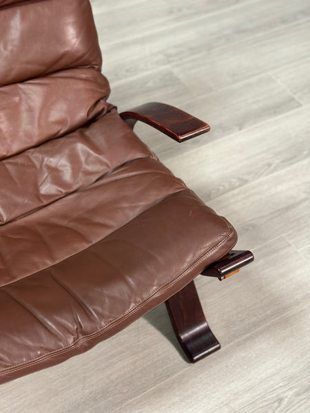 Focus Leather Armchair By Bramin c.1970’s
