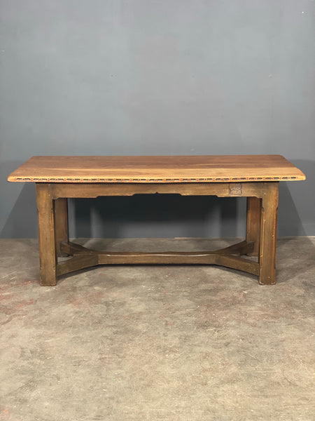 Vintage Oak Hayrake Style Dining Table