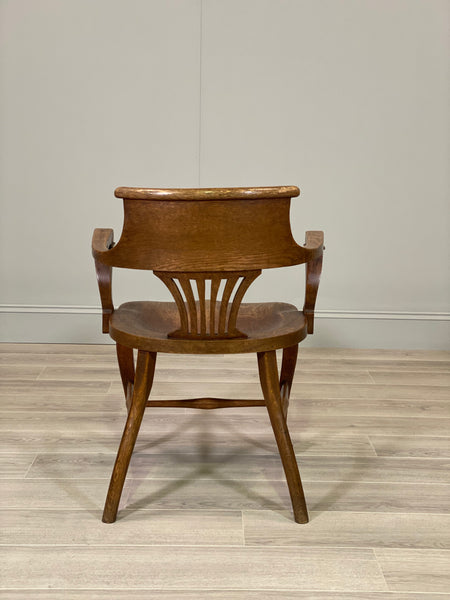 19th Century Oak Desk Chair