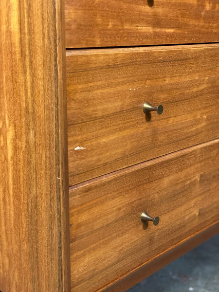 A Younger Walnut Chest Of Drawers by John Herbert
