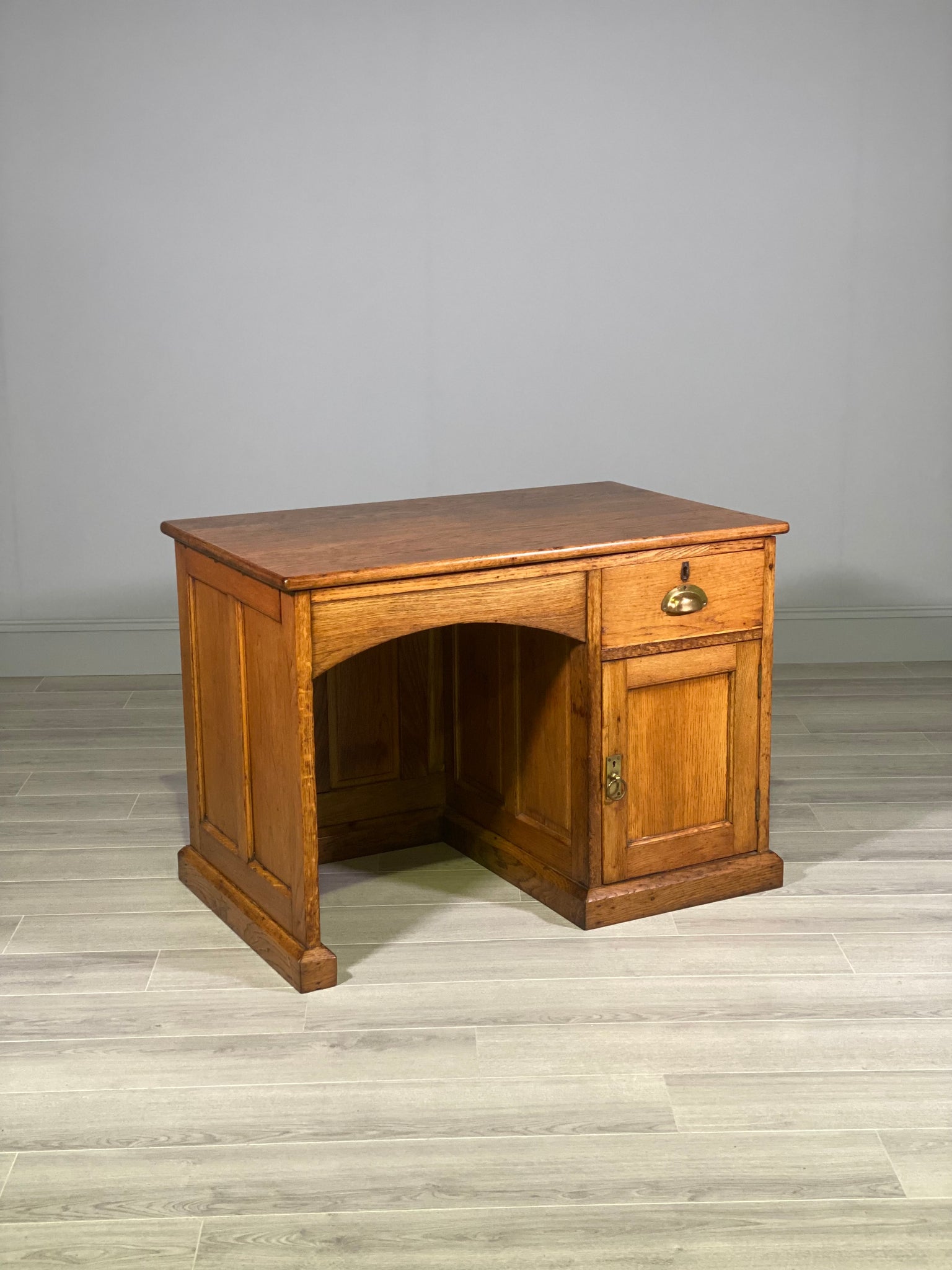 1930’s Oak Desk By Simpoles