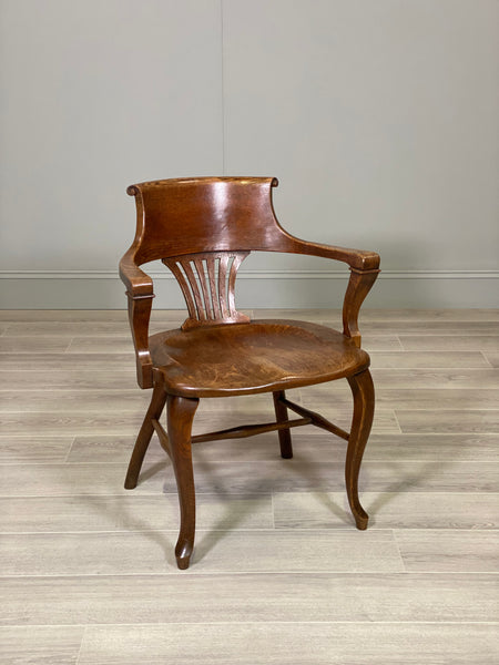 19th Century Oak Desk Chair