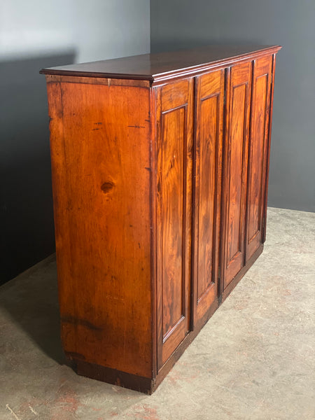Large Figured Mahogany Georgian Cupboard