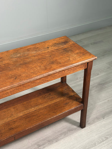 19th Century Oak Console Table