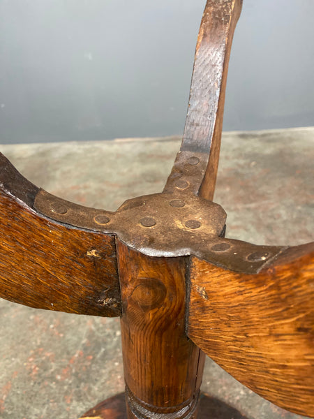 Victorian Pitch Pine Wine Occasional Table