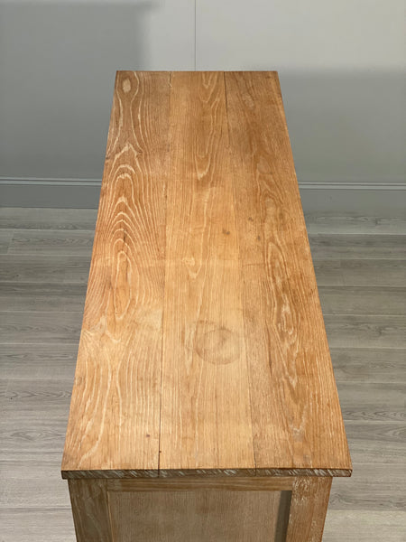Large Antique Oak School Cupboard