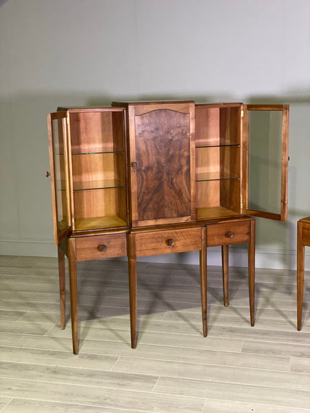 A Pair Of Walnut Cabinets By Arthur Reynolds Of Ludlow