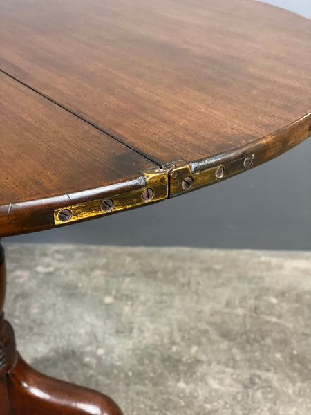 A Rare Georgian Mahogany Flip Top Table