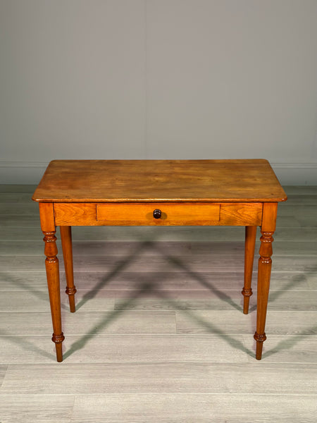 19th Century Satin Walnut Side Table