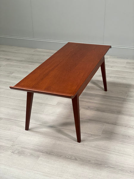 Mid 20th Century Curved Teak Coffee Table