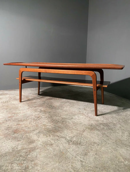 Danish Arne Hovmand Olsen Teak Mid Century Coffee Table