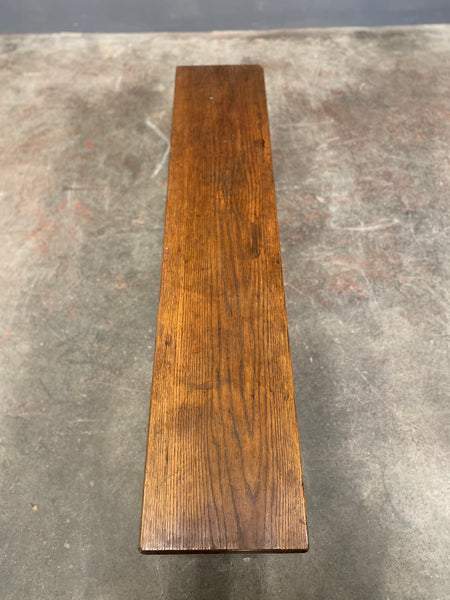 Small Oak Chapel Bench c1900