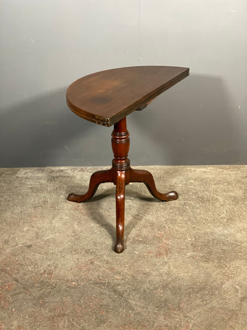 A Rare Georgian Mahogany Flip Top Table