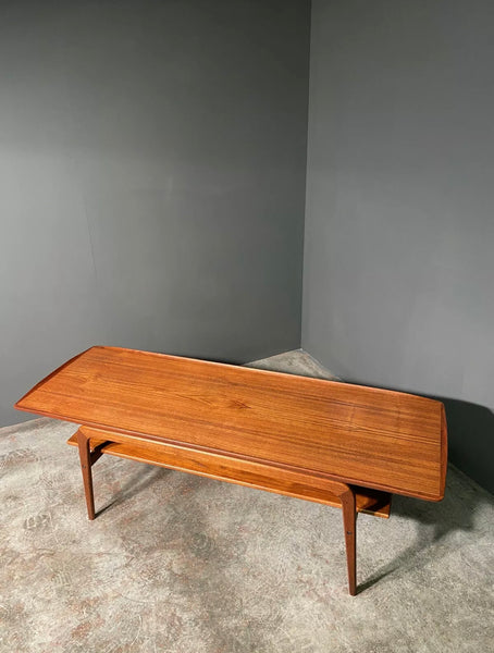 Danish Arne Hovmand Olsen Teak Mid Century Coffee Table