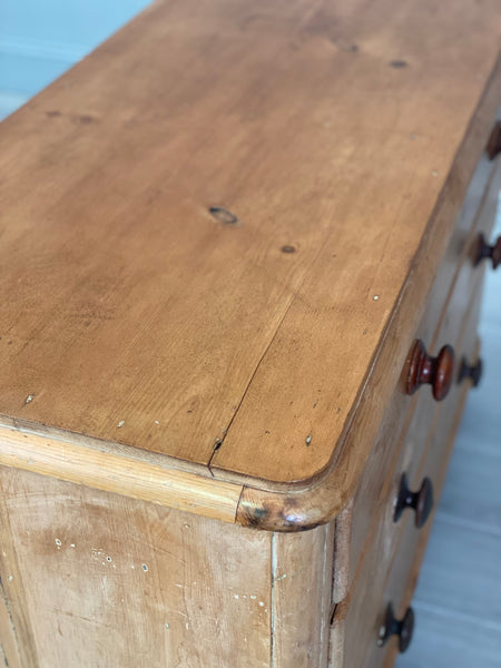 Victorian Pine Chest Of Drawer’s