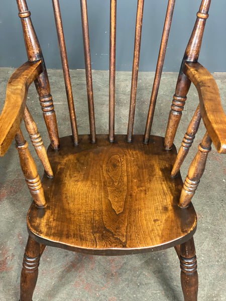 19th Century High Back Elm Windsor Chair