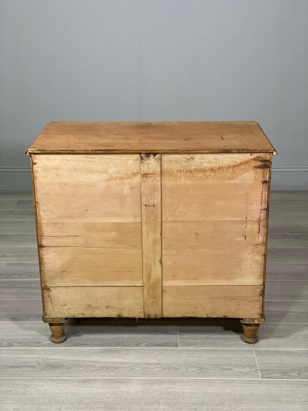 Small Victorian Pine Chest Of Drawers