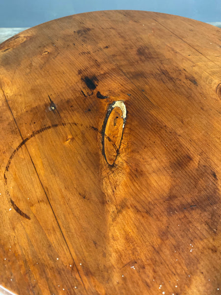 Victorian Pitch Pine Wine Occasional Table