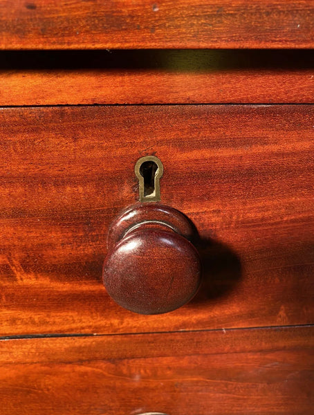 Antique 19th Century Mahogany Chest Of Drawers