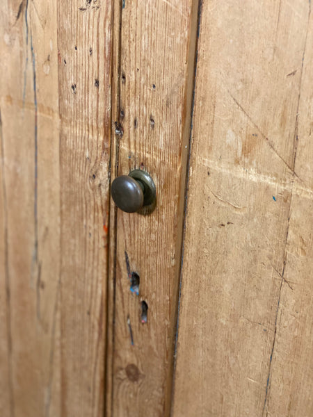Victorian Pine School Cupboard