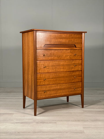 A 1960’s French Walnut Chest of Drawers By A. Younger