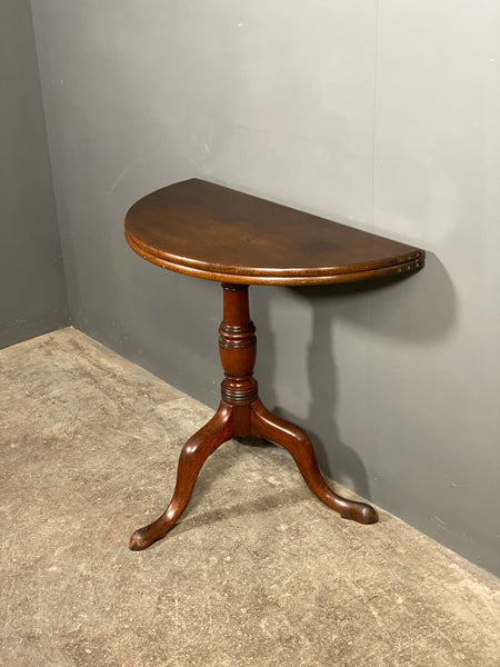 A Rare Georgian Mahogany Flip Top Table