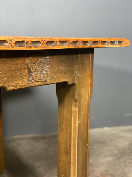 Vintage Oak Hayrake Style Dining Table