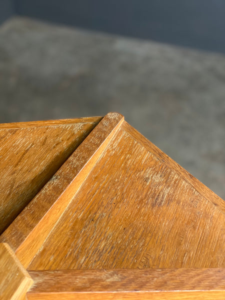 Mid 20th Century Oak Church Baptismal Font