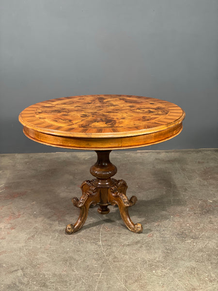 Burr Walnut Centre Table