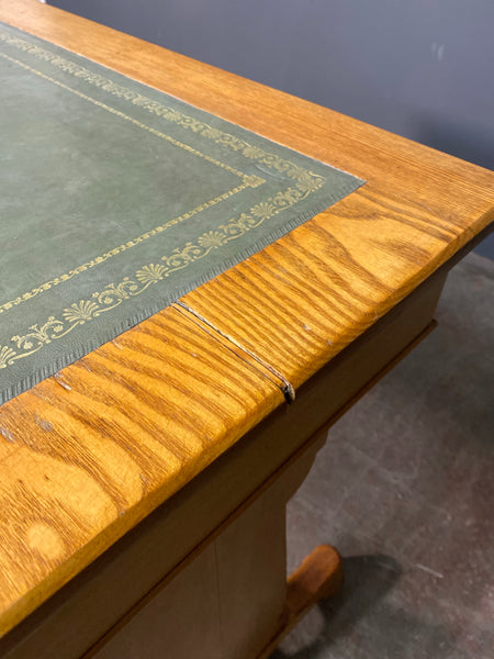 Small Light Oak Writing Desk c1920