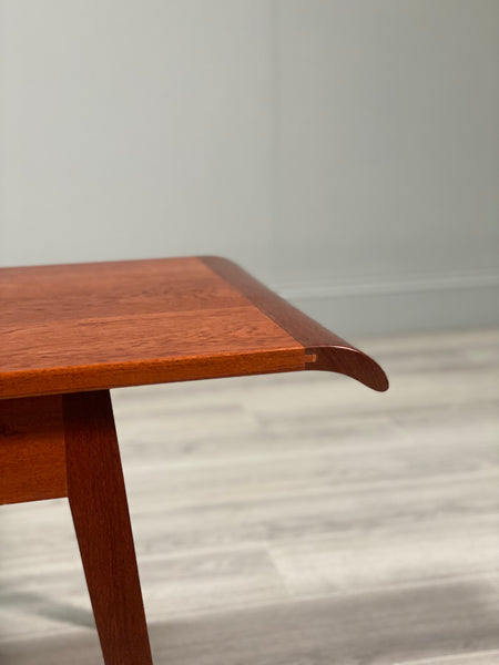 Mid 20th Century Curved Teak Coffee Table