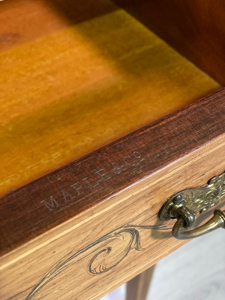 A Victorian Rosewood Desk By Maple & Co