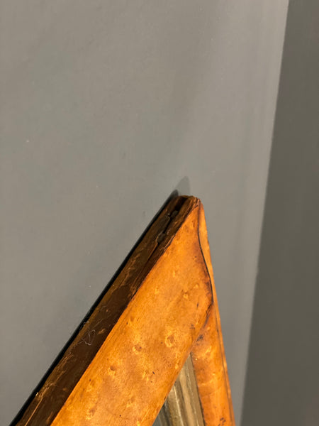 Large Early 20th Century Birds Eye Maple Mirror