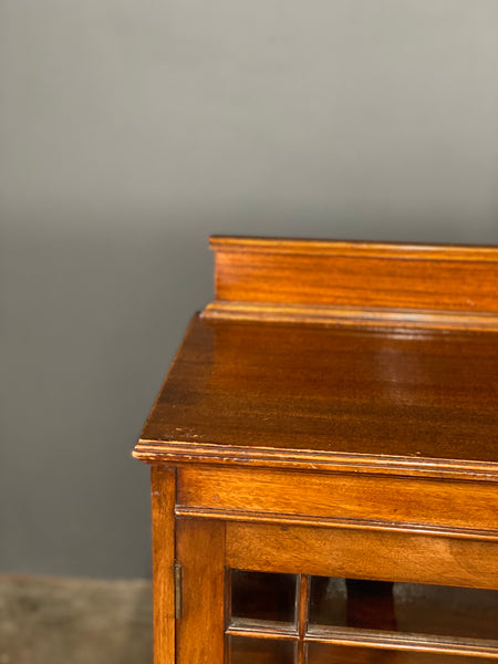 Edwardian Glazed Mahogany Bookcase