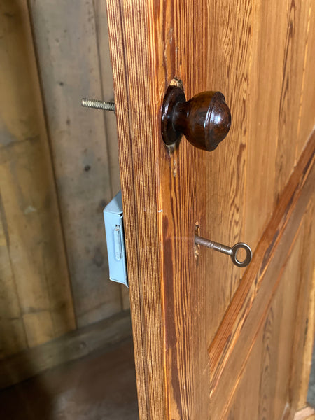 Pitch Pine Church Vestry Cupboard