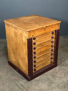 Victorian Wellington Pine Collectors Cabinet