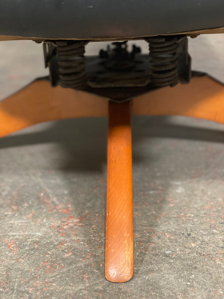 Mid Century Reclining Swivel Chair