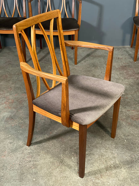 Mid 20th Century G Plan Extending Dining Table With 6 Chairs