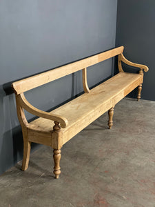 9ft Victorian Pine Bench